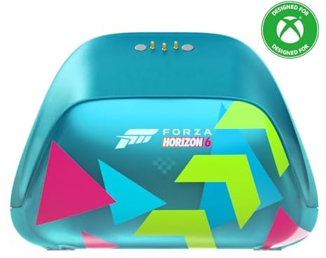 8BitDo Charging Dock for Xbox Series X|S Wireless Controllers, Fast Charging Station with 1100mAh Battery Pack, Officially Licensed - Forza Horizon 6 Limited Edition