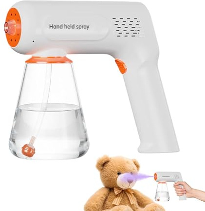 Handheld Electric Sprayer 420ml 2-Mode Atomizer Tool | Battery-operated Sprayer Bottle for Car Sofa Carpet Clothing Couch Homeowners Elderly Pet Lovers