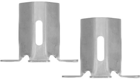 Healvian 2 Pièces Support Tringle Coffre Volet Roulant Fer Galvanisé Kit de Fixation pour Tubes Stable et Facile à Installer Adapté Maison Boutique et Usine