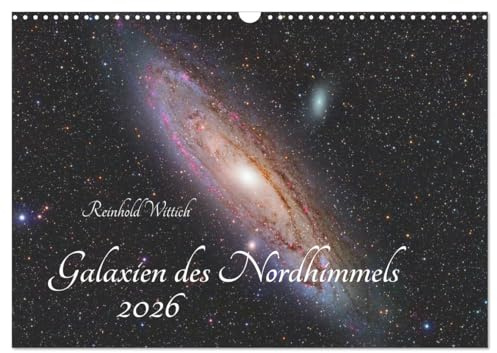 Galaxien des Nordhimmels (Wandkalender 2026 DIN A3 quer), CALVENDO Monatskalender: Die schönsten Galaxien des Nordhimmels (CALVENDO Wissenschaft)