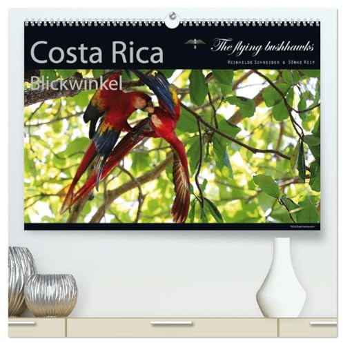 Costa Rica Blickwinkel 2027 (hochwertiger Wandkalender 2027 DIN A2 quer), Kunstdruck in Hochglanz: Costa Rica - flying bushhawks Blickwinkel Kalender (CALVENDO Orte)