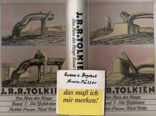 Der Herr der Ringe. Mit den Anhängen (Hobbit Presse): Der Herr der Ringe Bd.1: Die Gefährten (übersetzt von Margaret Carroux)