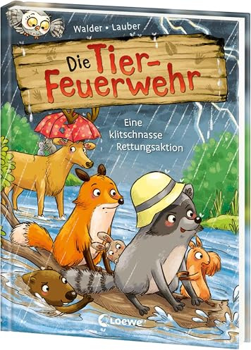 Die Tier-Feuerwehr (Band 2) - Eine klitschnasse Rettungsaktion: Ein neuer Einsatz für Eddie und seine Freunde! - Tierisch starkes Erstlesebuch von Bestseller-Autorin Vanessa Walder ab 7 Jahren