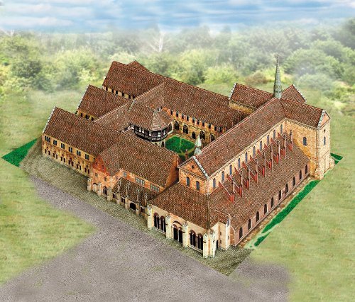 AUE-Verlag 35 x 26 x 15 cm Modellbausatz Maulbronn Kloster