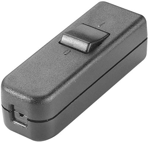 Unbekannt interBär 8006-004.01 Schnurschalter Schwarz 1 x Aus/EIN 6 A 1 St.