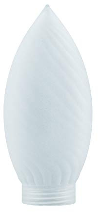 Paulmann Glas Kerze gedreht Minihalogen Satin