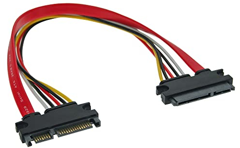 InLine 29652A SATA+Strom Verlängerung intern, SATA 6Gb/s + Strom, Stecker / Buchse, 0,3m