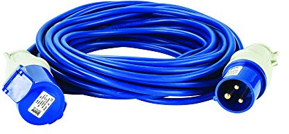 Defender Extension Lead Blue 1.5mm2 16A 14m 230V (E85211)