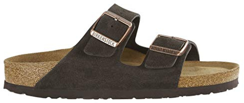 Birkenstock Men's Slippers, Brown Mocca Soft Footbed, 4