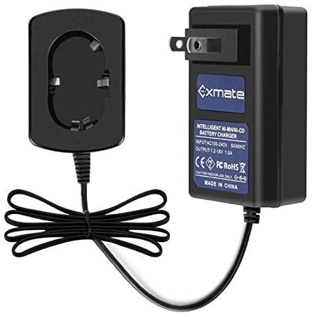 Exmate 1.2V-18V Battery Charger Compatible with Makita 7.2V 9.6V 10.8V 12V 14.4V 18V Ni-MH/Ni-Cd Batteries(Not for Li-ion Battery)