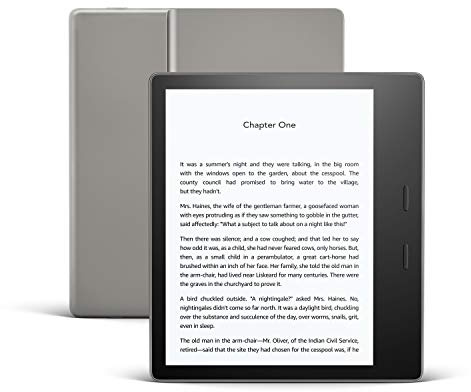 Certified Refurbished Kindle Oasis | Now with adjustable warm light | Waterproof, 8 GB, Wi-Fi | Graphite