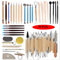 56-teiliges Modellierwerkzeug Clay Sculpting Tools, Keramikwerkzeug, Schnitzwerkzeuge, Skulptur, Modellierung, für Skulptur, Ton, Malerei, Stein, Modelliermasse, Prägung, Nail Art, DIY