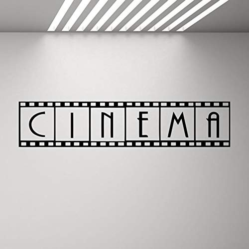 NSRJDSYT Kino Poster Wandtattoo Showtime Kamera Wandbild Film Strip Tape Vinyl Aufkleber Spielzimmer Home Decor Wandkunst Wandbild 20x92cm