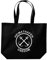 Shirtinstyle Beutel Tasche, Heimathafen Usedom Tasche Großer Beutel, Jute, Shopper, Beutel, Tasche, Urlaub, Meer, See, Heimatort, Urlaub, Zu Haus, Farbe Schwarz