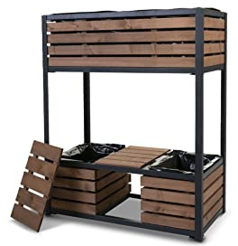 Hecht 303980108-HE Hochbeet 80x40x100cm aus Metall und Holz