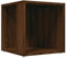 vidaXL Beistelltisch Couchtisch Wohnzimmertisch Kaffeetisch Sofatisch Teetisch Tisch Wohnzimmer Braun Eichen-Optik 33x33x34,5cm Holzwerkstoff
