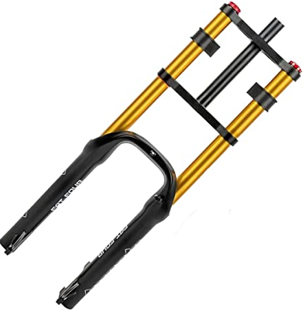 TISORT Magnesium-Legierung Mountain Front Fork Doppelbrücken Federgabel Für 26 Zoll Lenkrohrlänge 270 Mm Lenkrohrdurchmesser 28,6 Mm
