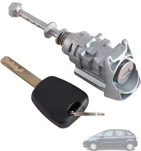Twowinds - Schlüsselzylinder 9170Y0 Kompatibel mit Citroen C4, C4 Coupé, C4 Picasso - Linkes Vorderes Türschloss - Schließzylinder - Die Linke Vordertü - NO502085