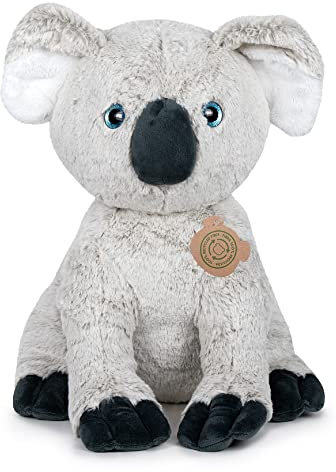 Famosa softies - Nature Koala Plüschtier, Weiches und kuscheliges Tierspielzeug, Maße 54cm, Material 100% recycelte Faser, für Kinder jeden Alters ab 0 Monaten, Famosa (760021765)