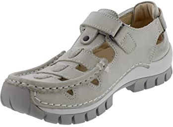 Wolky Move Riemenschuhe Leder Offwhite Größe 40