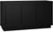 vidaXL Sideboard, Kommode mit viel Stauraum, Mehrzweckschrank Anrichte für Wohnzimmer, Schrank Beistellschrank, Modern, Schwarz Holzwerkstoff