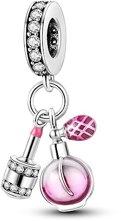 Hapour 925 Charms in Argento Sterling per Bracciali Charm Collana Gioielli Europei Ciondolo Perline Fascino Regalo di Compleanno per Donne Mamma