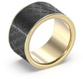 Guess Jewellery Man Ring JUMR03226JWYGBK62, Einheitsgröße, Metall, Kein Edelstein