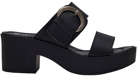 Scholl Sandales d'été pour femme, Noir , 39 EU