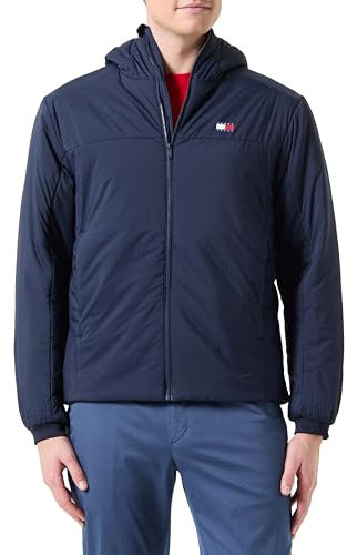Tommy Jeans TJM LT Poly Jacket EXT DM0DM21094 Veste Coupe-Vent, Blue (Dark Night Navy), S Homme