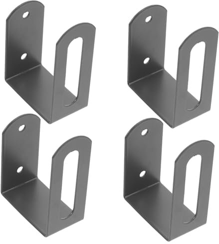 NUOBESTY 4pcs Metal Wall Keyboard Holder Keyboard Rack Wall Mount Support for Desk