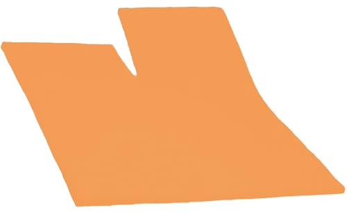Dormisette Split Topper Spannbettlaken Boxspring Bett 180-200 x 200-220 cm (Mandarine, EIN Einschnitt)