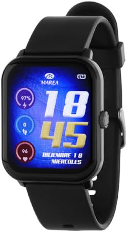 Marea Reloj Smart Unisex B59009/1 Negro - Digital con Pantalla a Color y Funciones Inteligentes