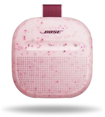 Bose SoundLink Micro Portable Bluetooth Speaker (2nd Gen), Wireless Outdoor Speaker, Up to 12 Hours Battery Life, Waterproof and Dustproof, Petal Pink - Limited Edition