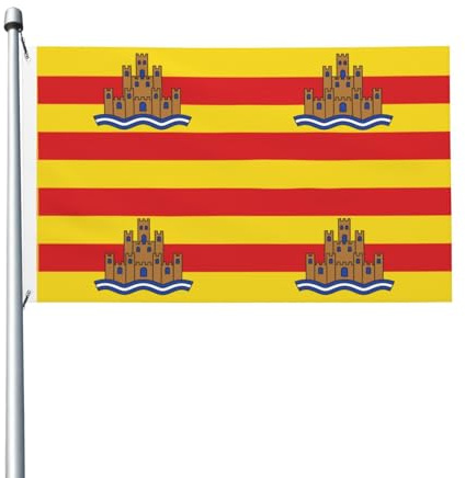 Yard Flaggen Ibiza Feiertage Flags Lebendige Farbe Garten Fahnen Uv-Beständig Außenbanner Für Parade Extérieur Karneval 90X150 CM