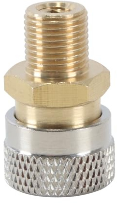 Gurtt Connettore rapido QC02 da 8 mm, gonfiatore d'Aria per Kit Adattatore di Ricarica con Attacco rapido, Accessori per accoppiatore Femmina
