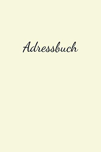 Adressbuch: In Beige Für Namen, Adresse, Geburtstagskalender, Email, Telefon, Notizen