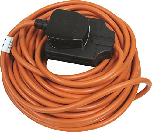 Masterplug Outdoor Heavy Duty Cable Reel Orange (10m 1 Gang)