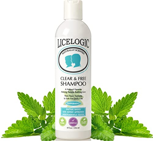 LiceLogic Clear & Free Lice Treatment Shampoo, 8oz, Peppermint