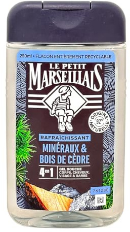 Le Petit Marseillais Duschgel mit Zedernholz und Mineralien 250 ml