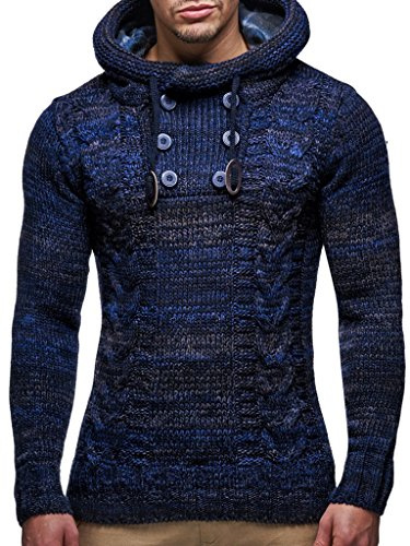Leif Nelson Pull Tricoté Cardigan Homme