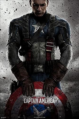 1art1 Captain America Poster The First Avenger, Teaser Plakat | Bild 91x61 cm