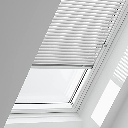 VELUX Original Jalousie (PAL), Weiße Seitenschienen, F08, Uni Weiß/PAL F08 7001SWL