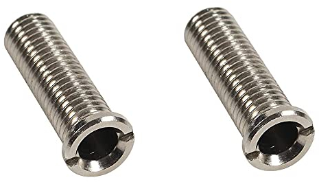 2 piezas de acero inoxidable de 45 mm para fregadero de fregadero de acero inoxidable accesorios de fijación para fregadero tornillo para lavabo colador enchufe