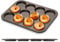 Wrenbury 12 Cup Yorkshire Pudding Tray - Non Stick Heavy Gauge Carbon Steel Baking Tin - Ideal for Smaller Yorkshire Puddings and Toad in The Hole