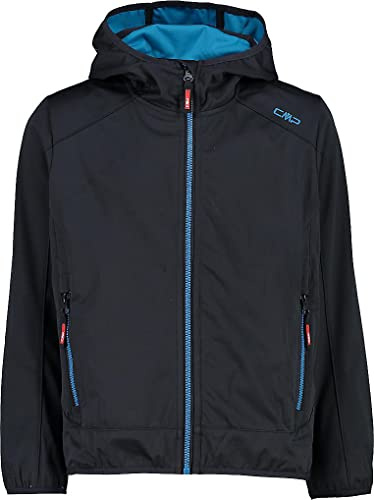 CMP - Leichte Softshelljacke für Kinder, Anthrazit-Donau, 128