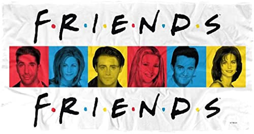 Friends Central Perk Badetuch Erwachsene Strandtuch für Männer Damen Groß Mikrofaser Saunatücher Schnell Trocknendes Strandlaken (210x150cm, Friends5)