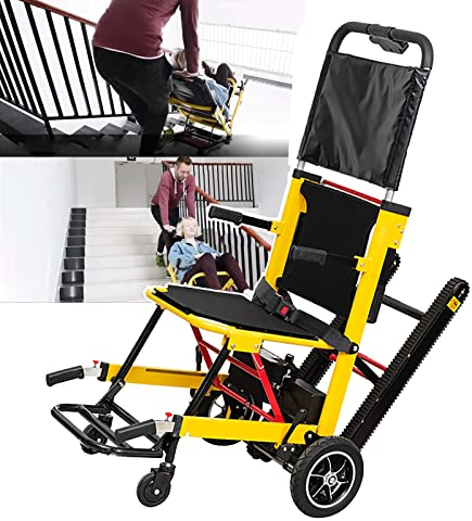 DOGC Kleine Sackkarre Treppensteiger elektrisch, zusammenklappbares Leichtgewicht (26 kg), Tragfähigkeit 353 lb, Anpassung an schmale Treppen (60 cm)