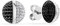 JETTE Damen-Ohrstecker 925er Silber 40 Zirkonia One Size 88601513