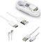 Genuine Samsung Original Fast Charging USB-A to USB-C Type C Charge and Sync Cable For Mobile Phones and Tablets (WHITE type c)