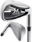 MAZEL WM-X2 Golf Eisen Single1,2,3,4,5,6,7,8,9, P, A,S, Edelstahl Golf Club Eisen für Männer Rechtshänder (Silver Individual,RH, #4 Iron)